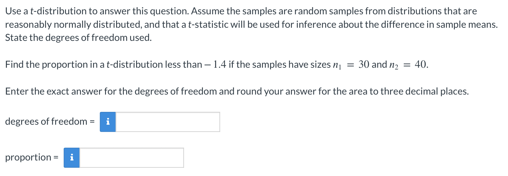 Solved Use a t-distribution to answer this question. Assume | Chegg.com
