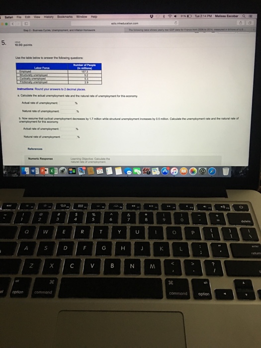 Solved Use the table below to answer the following | Chegg.com