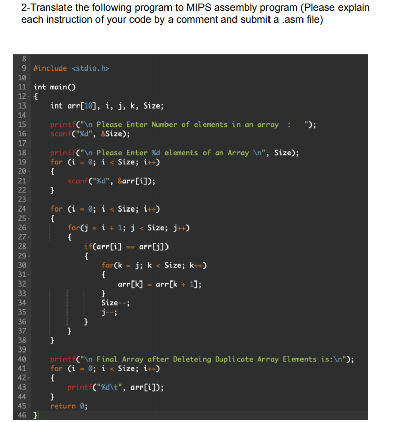 Solved Do not give the code converted from compiler | Chegg.com