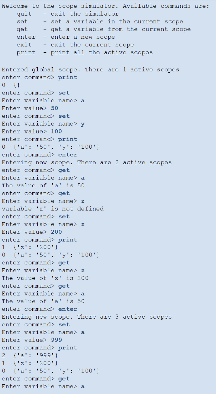 Solved In programming languages the scope of a variable is | Chegg.com