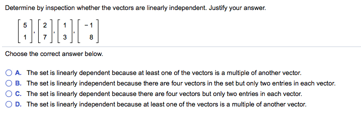 Solved Find the value(s) of h for which the vectors are | Chegg.com