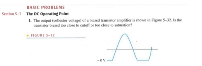 Solved BASIC PROBLEMS Section 5-1 The DC Operating Point 1. | Chegg.com