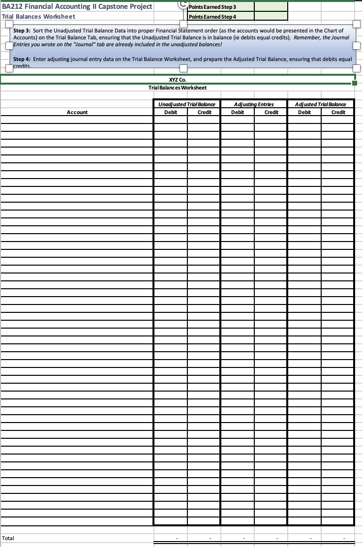 BA212 Financial Accounting Il Capstone Project