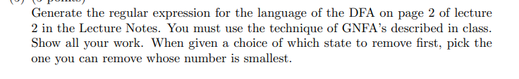 Solved Generate The Regular Expression For The Language Of | Chegg.com