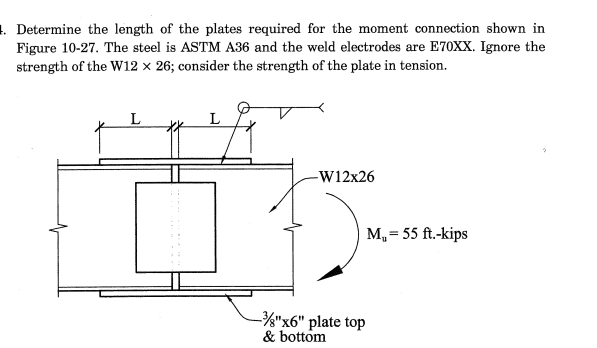 Solved . Determine the length of the plates required for the | Chegg.com