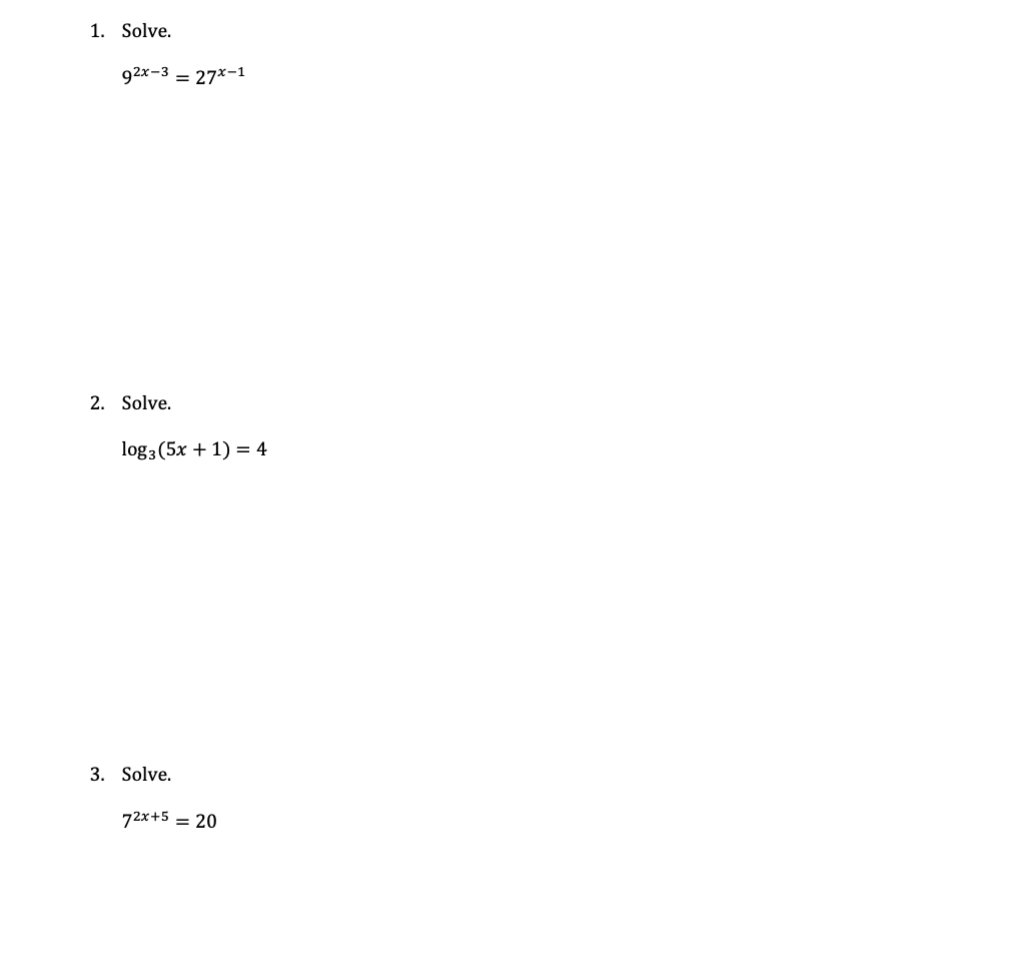 solved-1-solve-92x-3-27-1-2-solve-log3-5x-1-4-chegg