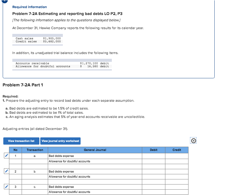 Solved Required Information Problem 7-2A Estimating and Solved Required Information Problem 7-2A Estimating and