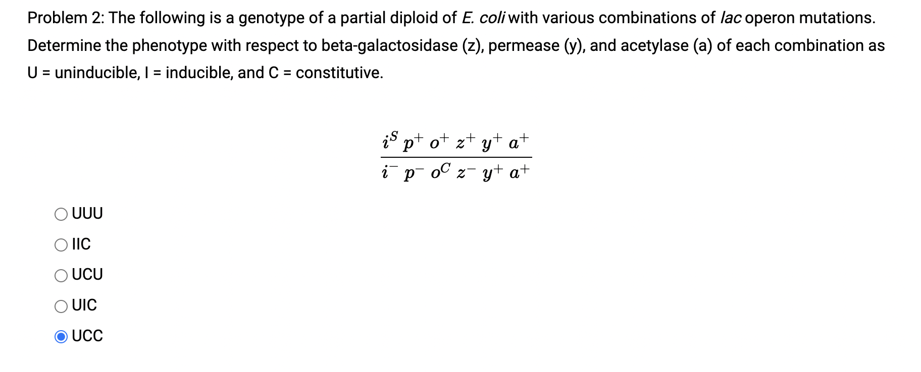 Solved Problem 2: The following is a genotype of a partial | Chegg.com