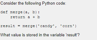 Solved Consider The Following Python Code: Def Merge (a,b): | Chegg.com