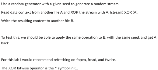 Solved Use a random generator with a given seed to generate | Chegg.com