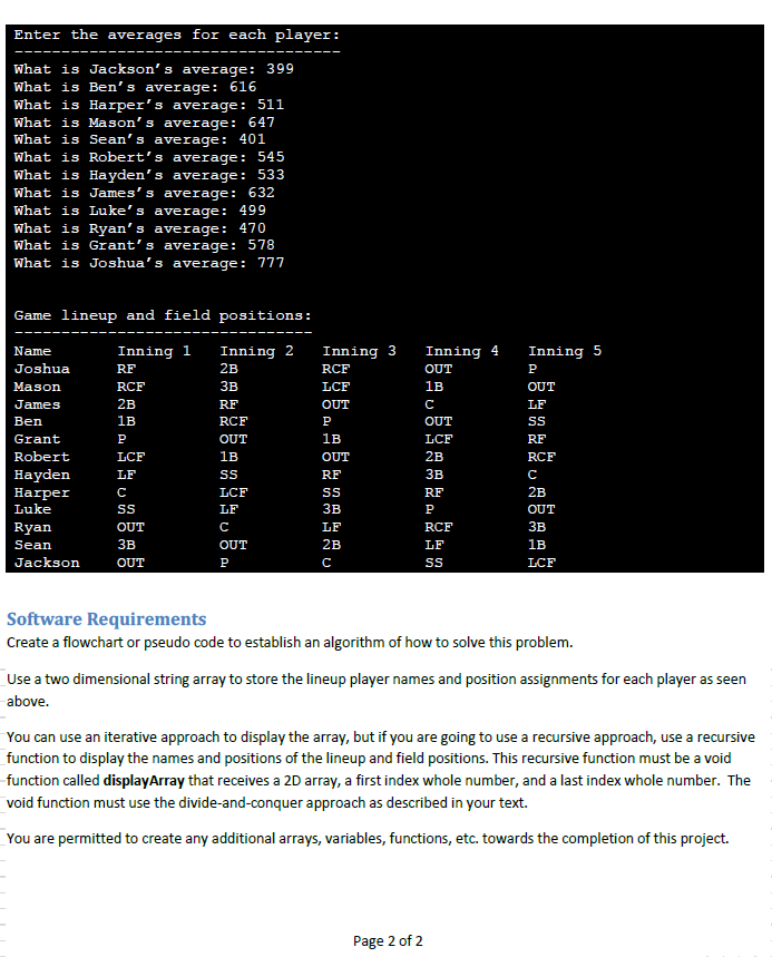 solved-c-baseball-lineup-project-create-a-baseball-lineup-chegg