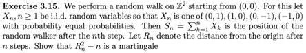 Solved Exercise 3.15. We perform a random walk on Z2 | Chegg.com