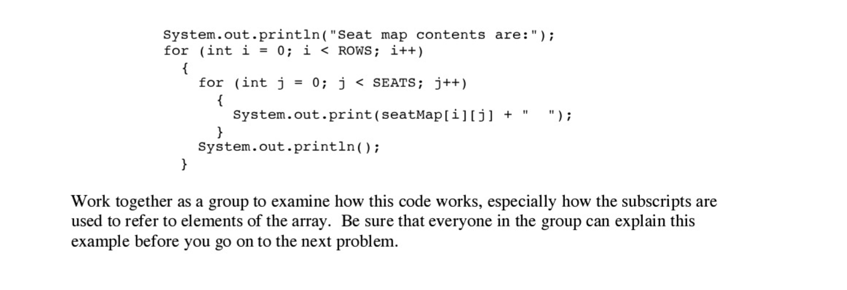 Solved 1. In A Previous Exercise, We Used An Array To 