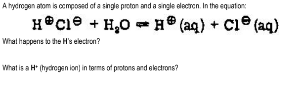 Solved A hydrogen atom is composed of a single proton and a | Chegg.com