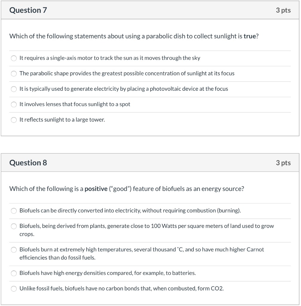 Solved Question 7 3 pts Which of the following statements | Chegg.com