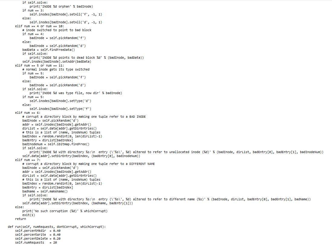 Exercise 3: File System Consistency This exercise is | Chegg.com