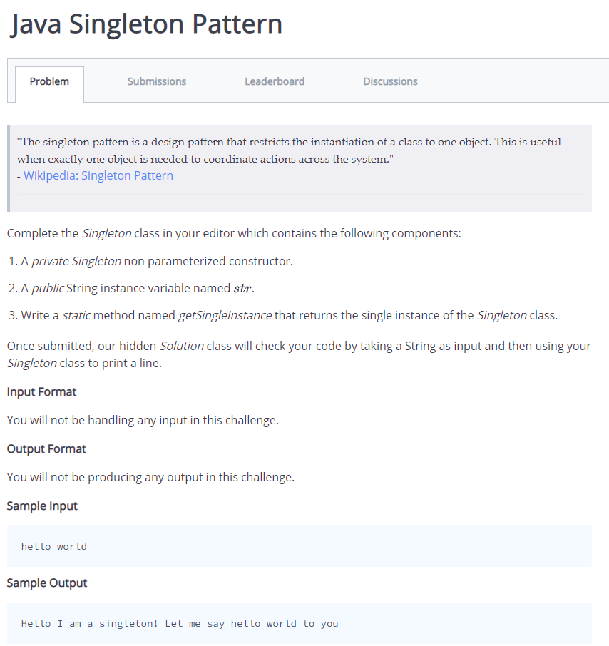 Leaderboard design pattern