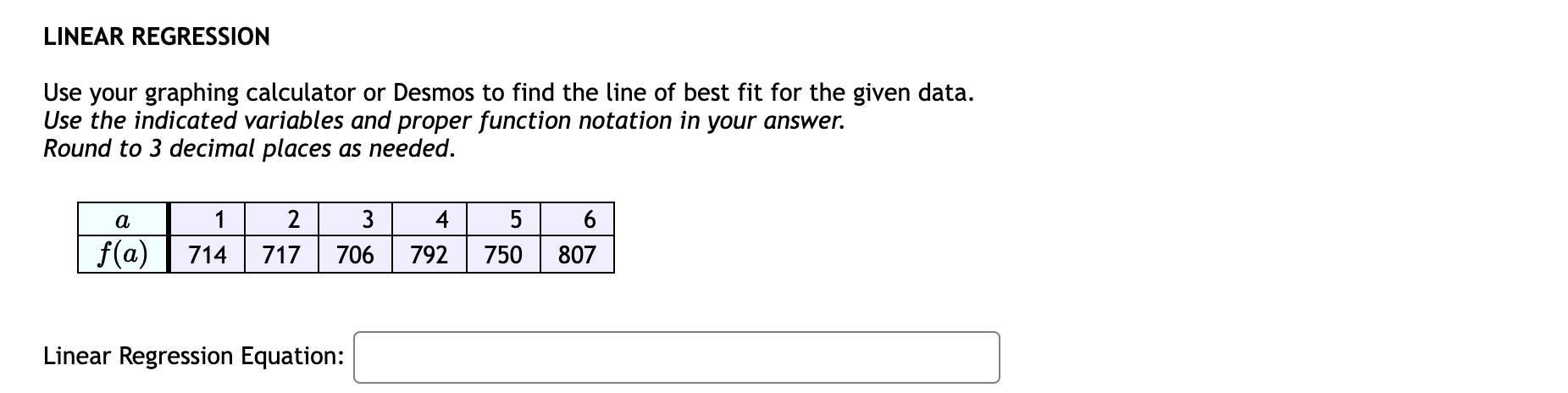 Solved Use your graphing calculator or Desmos to find the | Chegg.com