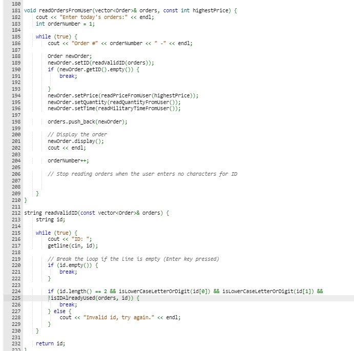 Solved I need help, I need the program to stop if on the | Chegg.com