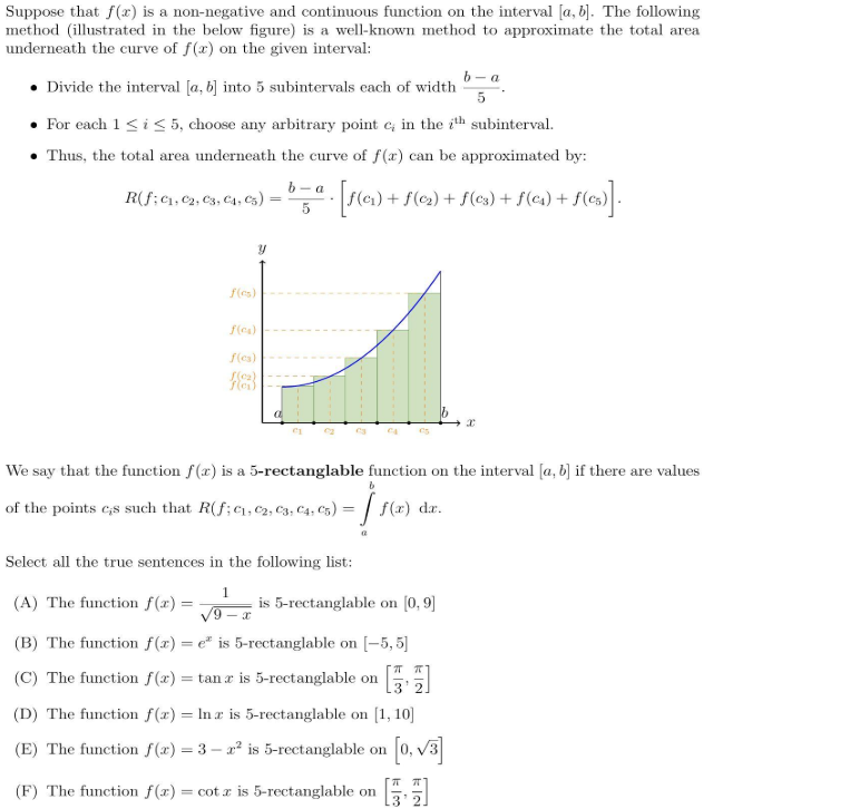 Solved Suppose that f(x) is a non-negative and continuous | Chegg.com