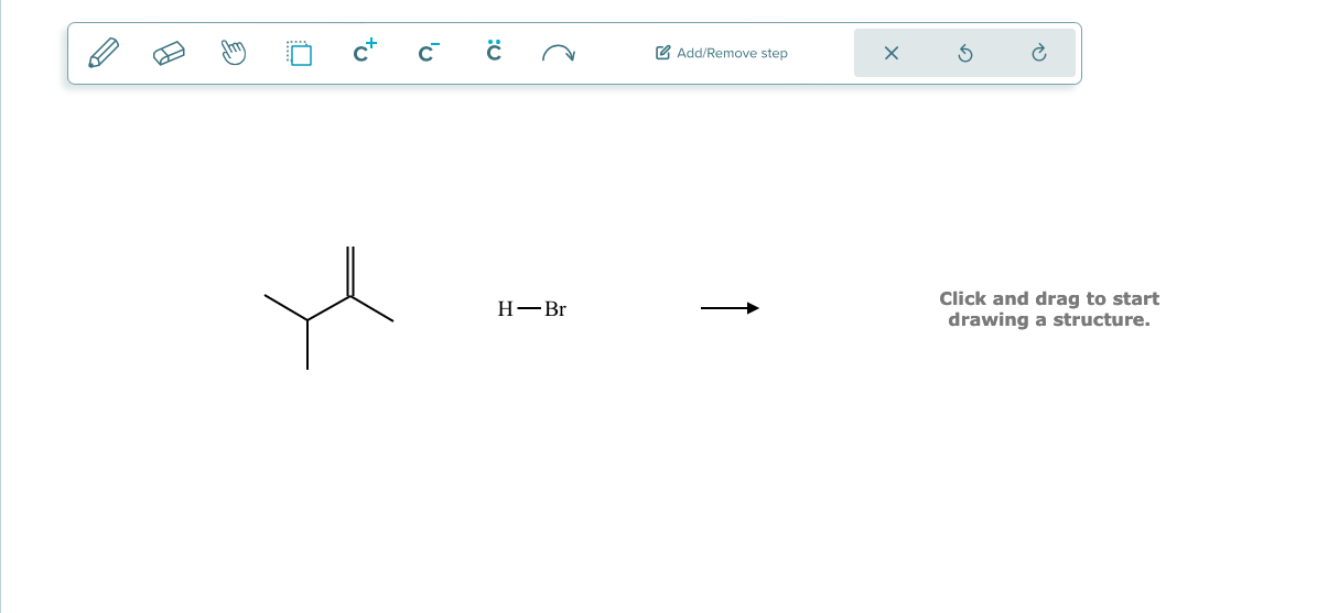 Solved Draw the mechanism for the addition of HBr to the | Chegg.com