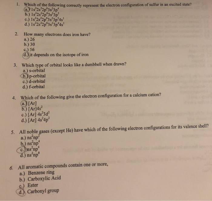 Solved 1. Which of the following correctly represent the | Chegg.com