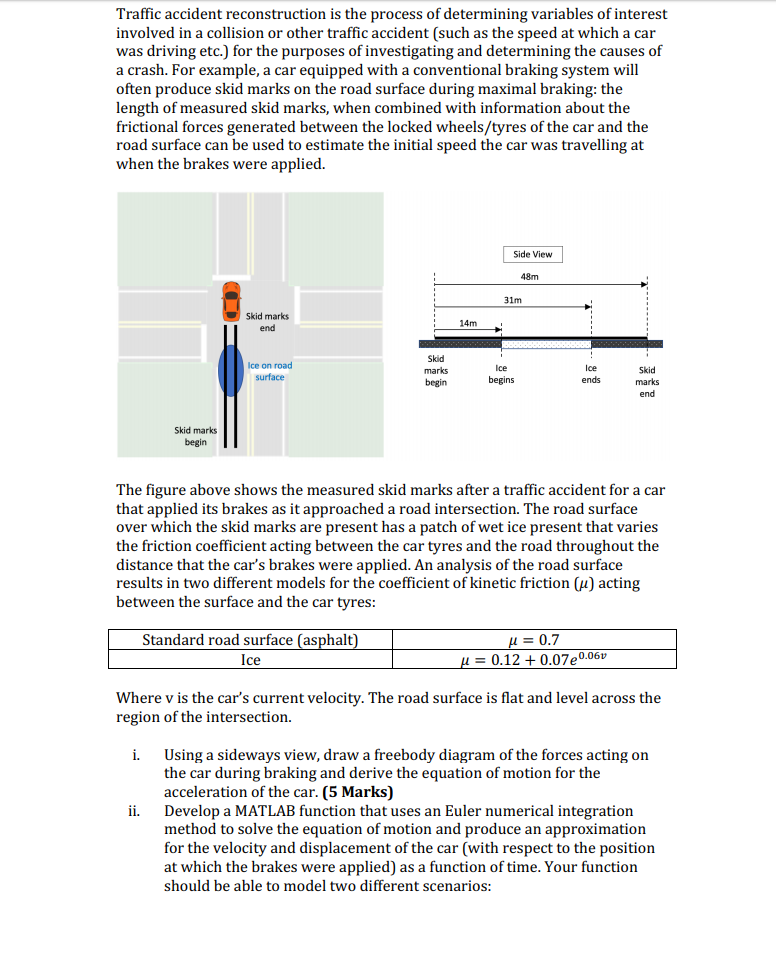 Traffic Accident Reconstruction Is The Process Of | Chegg.com | Chegg.com