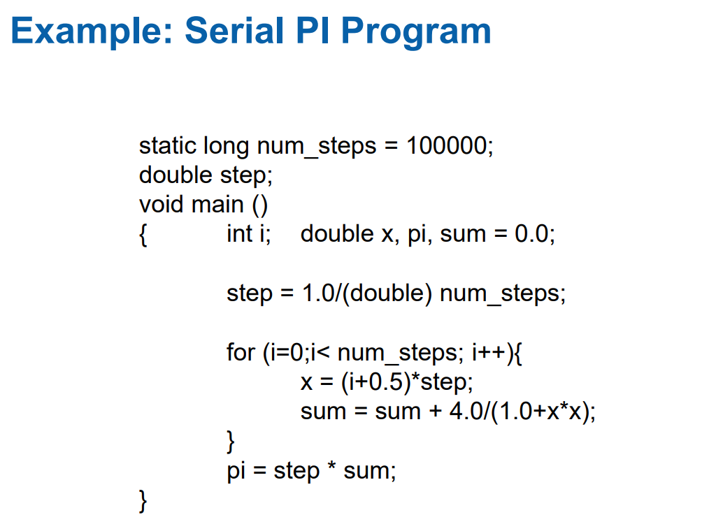 Solved Question: • Go back to the serial pi program and | Chegg.com