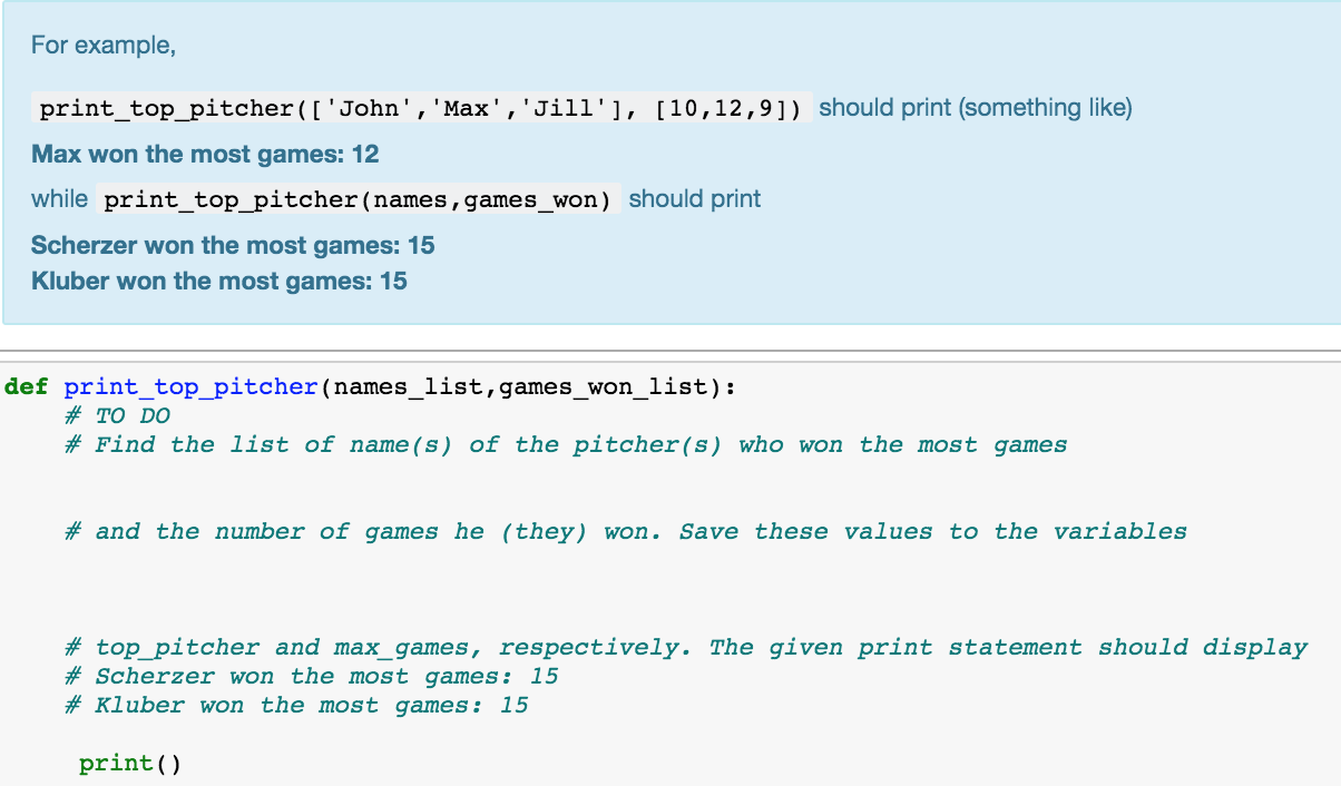 Solved Complete the python program in the cell below. We | Chegg.com