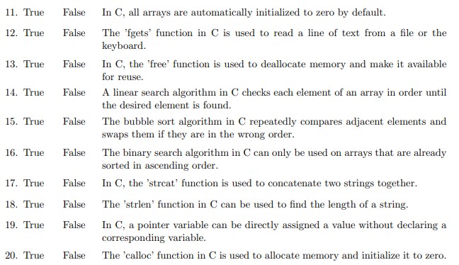 Solved no explanations needed, just quick true or false | Chegg.com