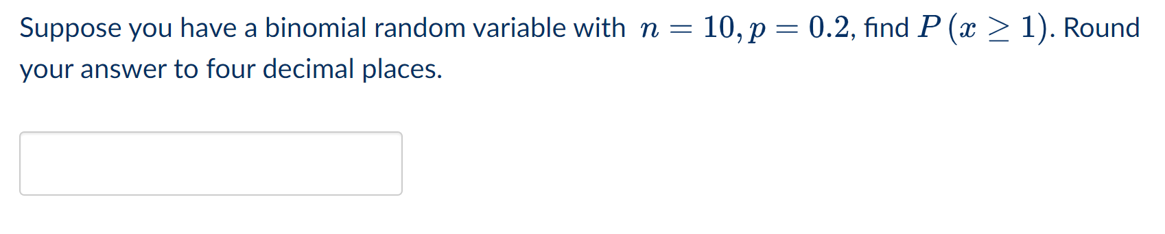 Solved Suppose You Have A Binomial Random Variable With | Chegg.com