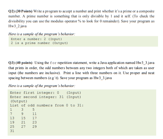 Solved Q2) (30 Points) Write a program to accept a number | Chegg.com
