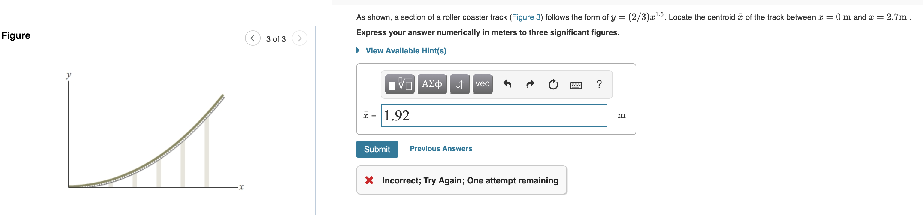 Solved As Shown, A Section Of A Roller Coaster Track (Figure | Chegg.com