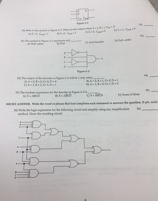 Solved Figure 6-2 82) Refer to the symbol in Figure 6-2 What | Chegg.com