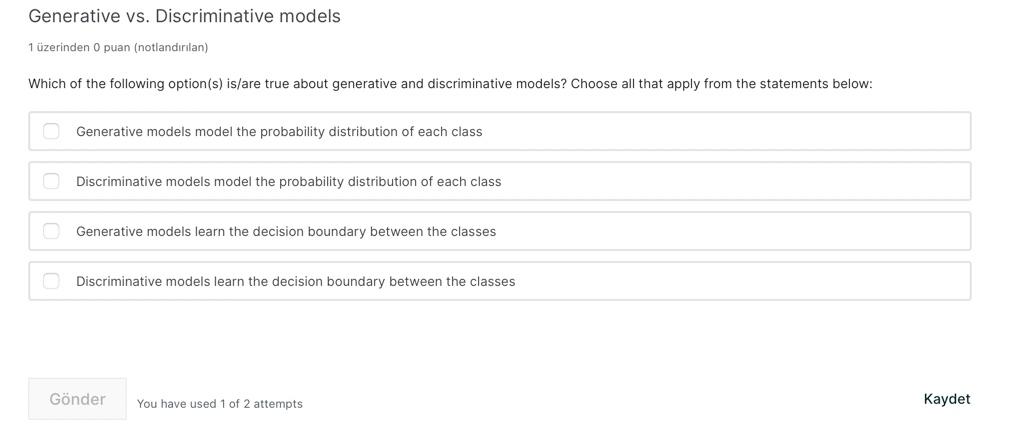 Using generative models to make probabilistic statements about