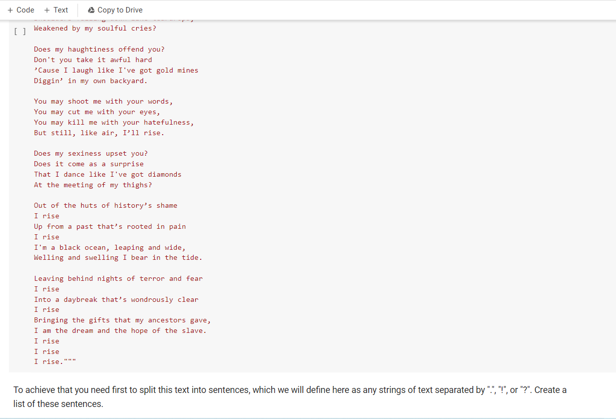 Solved Here is a poem from a popular American poet. We'd | Chegg.com