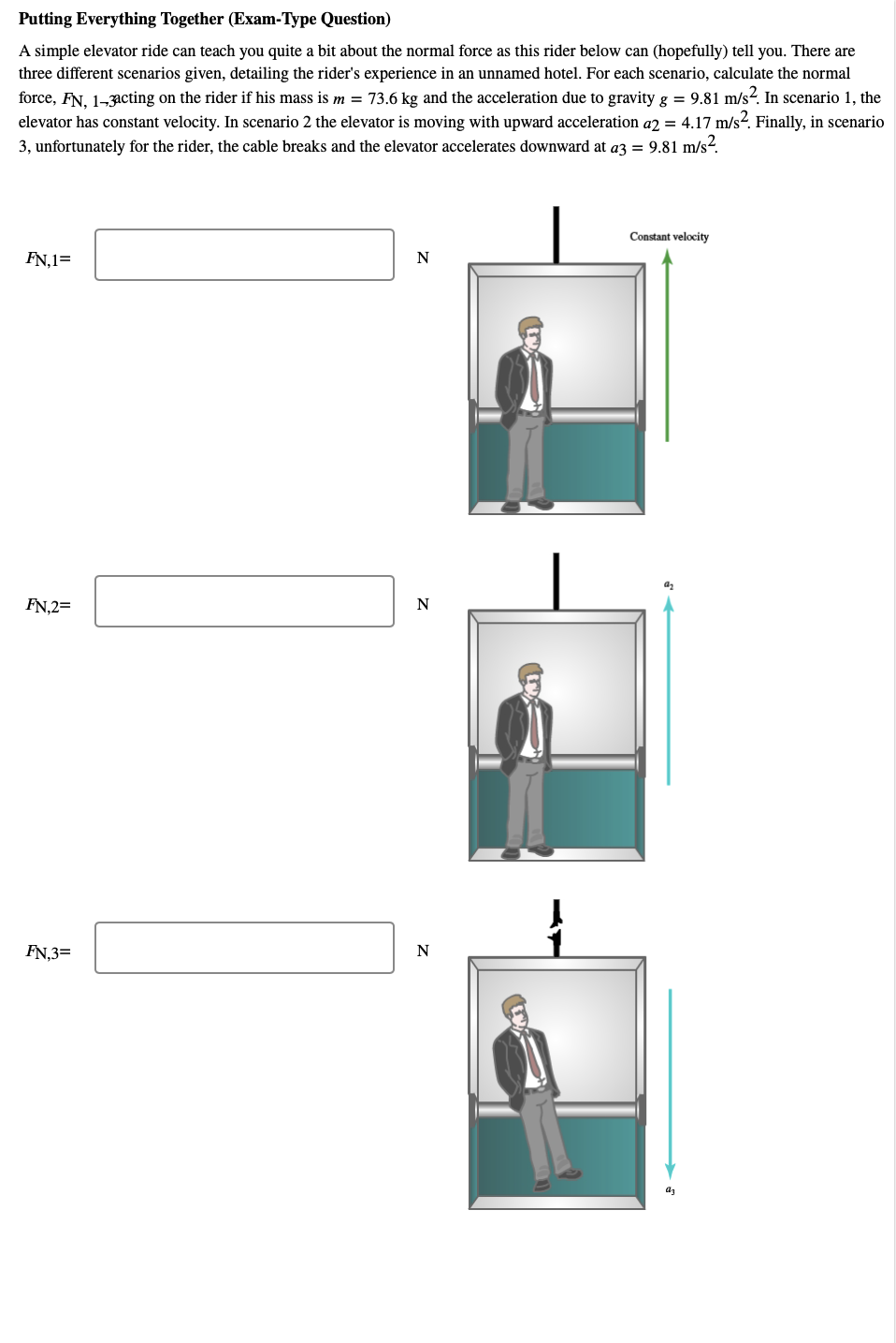 Solved A simple elevator ride can teach you quite a bit