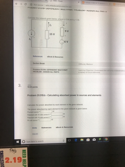 Solved e Not secure Consider the network given below where | Chegg.com
