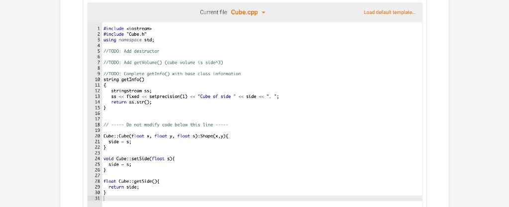 Solved Current file Sphere.cpp Load default template. fixed | Chegg.com