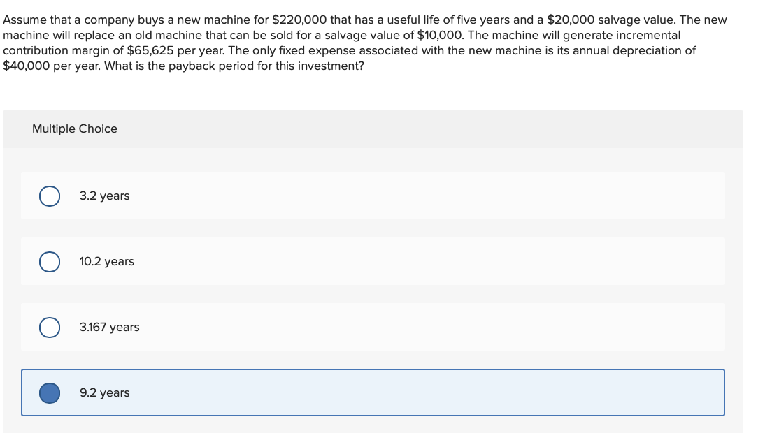 Solved Assume that a company buys a new machine for $220,000 | Chegg.com