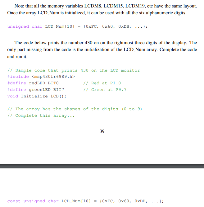 (Solved) Code Prints Number 430 Rightmost Three Digits Display Part