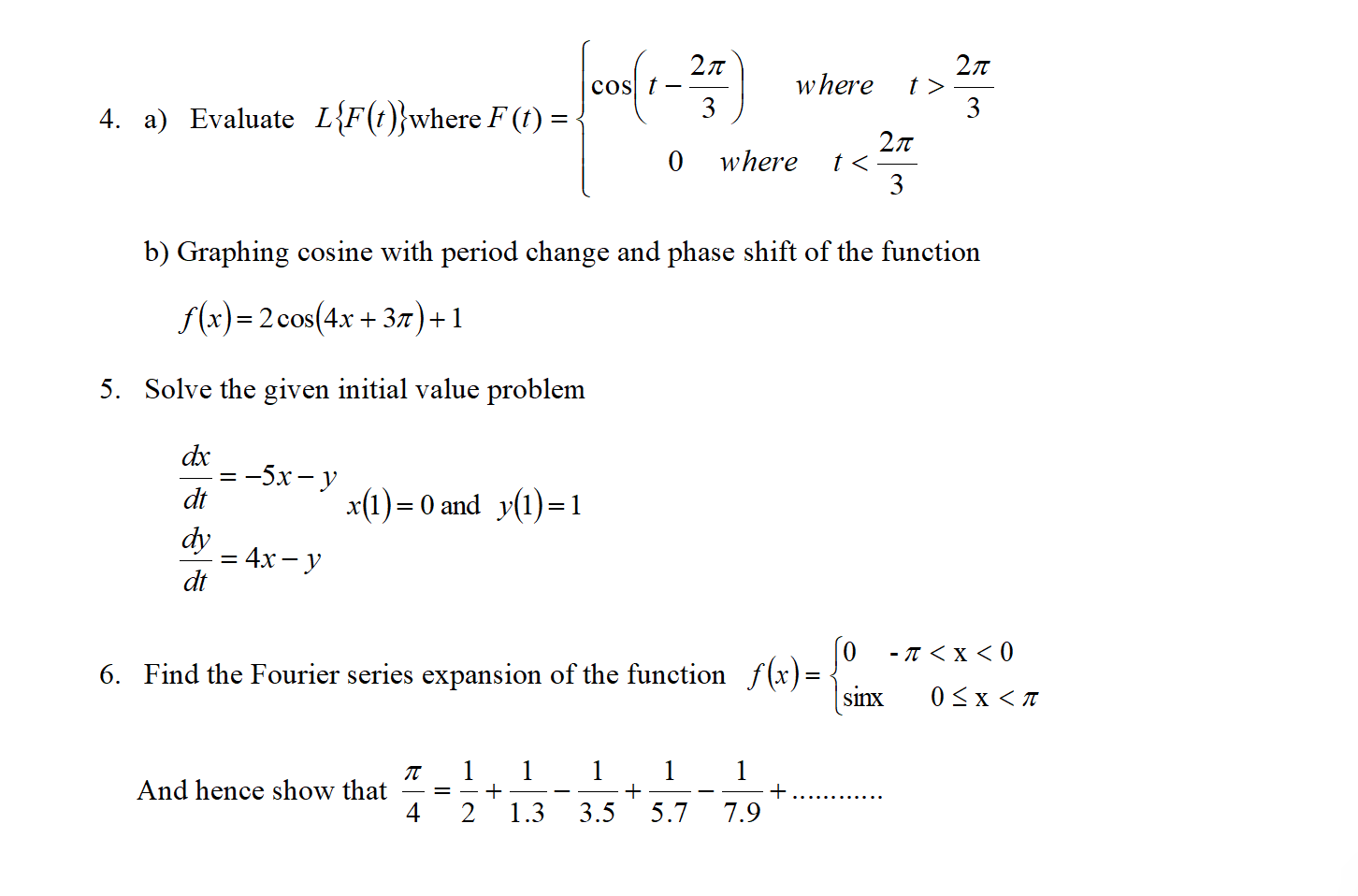 Solved 1. a) Transform the following Cauchy Euler equationto | Chegg.com