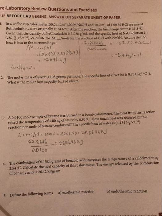 Solved DATE: Post-Laboratory Questions And Exercises DUE | Chegg.com