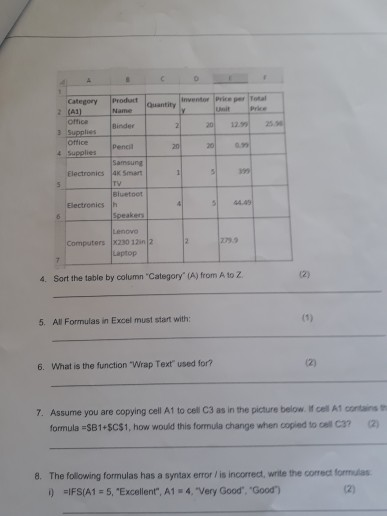 solved-category-a-product-name-quantity-2-turut-price-chegg