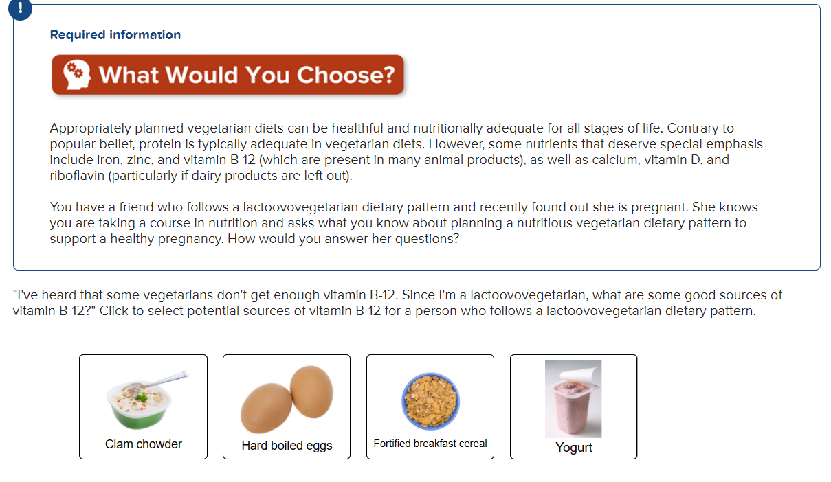 Solved "I've heard that some vegetarians don't get enough