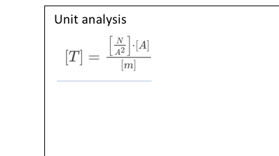 Solved Unit Analysis زا [r] - م =؟) Prove [۷] - [ها- [T [r] | Chegg.com