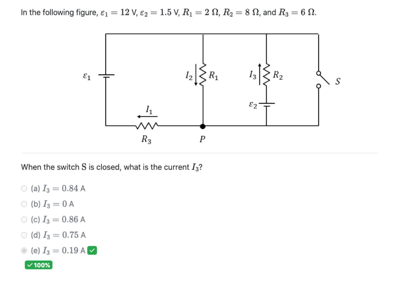 Solved In The Following Figure, ε1=12 V,ε2=1.5 | Chegg.com