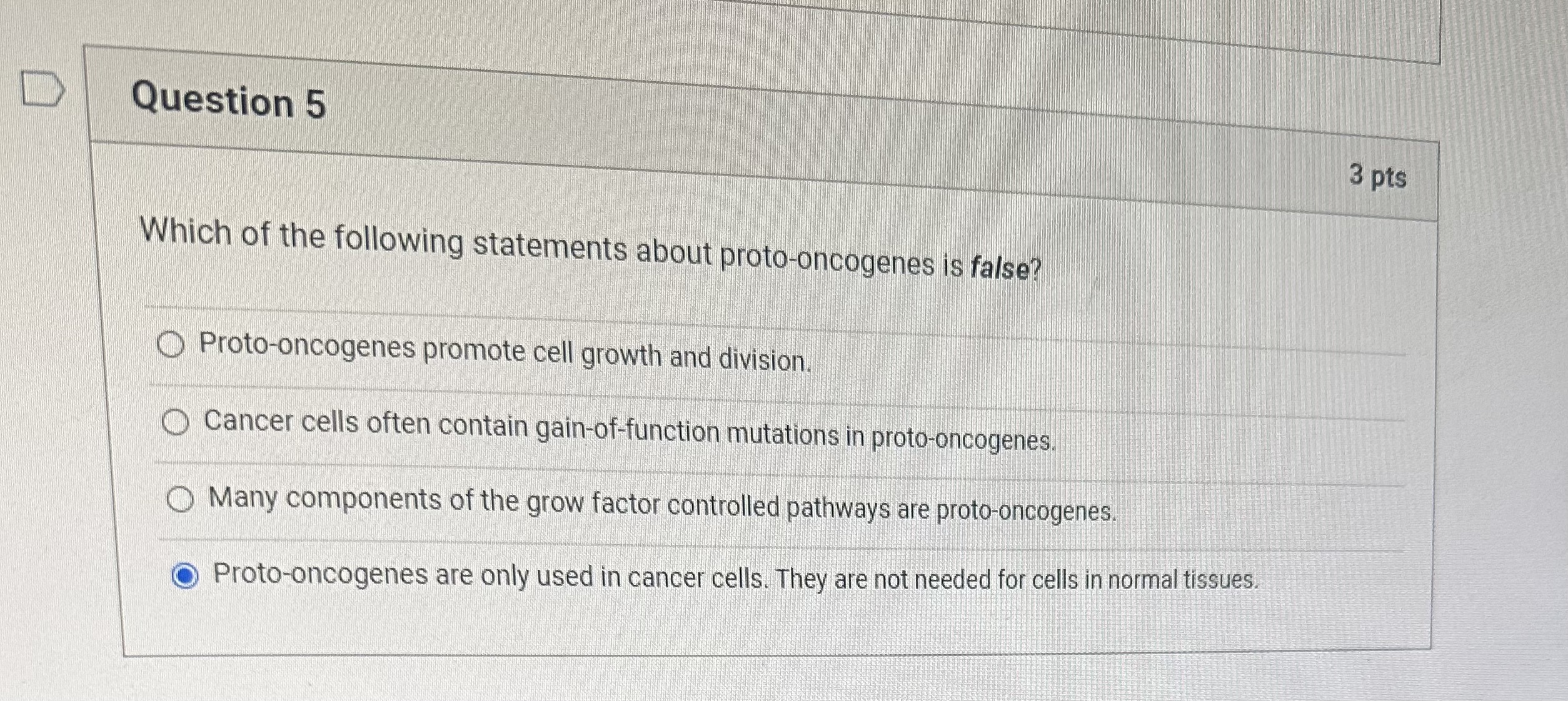 Solved Which of the following statements about Biology Diagrams