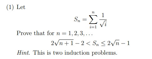 Solved Please provide the induction proof | Chegg.com