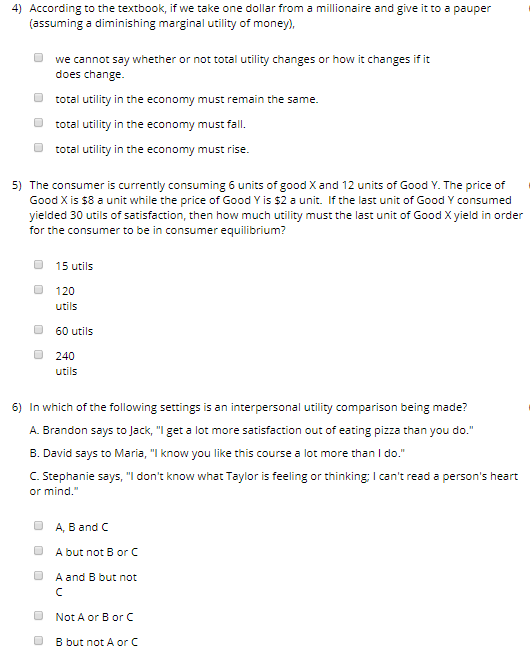 Solved 4 According To The Textbook If We Take One Dollar Chegg Com